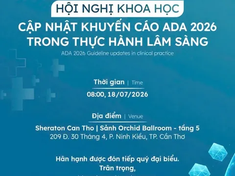 Sắp diễn ra Hội nghị khoa học nội tiết Bệnh viện Hoàn Mỹ Cửu Long:  Cập nhật khuyến cáo ADA 2026 trong thực hành lâm sàng