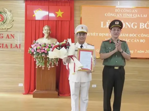 Gia Lai: Kiện toàn bộ máy lãnh đạo Phòng Cảnh sát giao thông Công an tỉnh