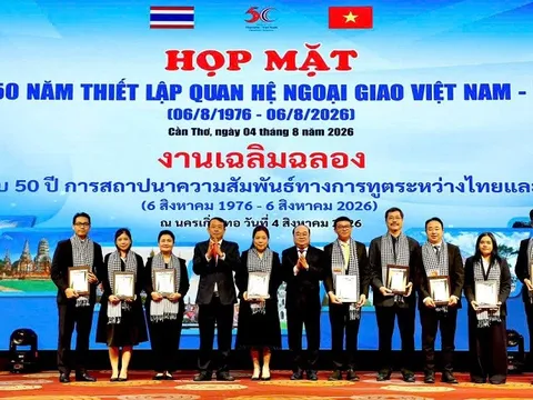 Cần Thơ: Họp mặt Kỷ niệm 50 năm thiết lập quan hệ ngoại giao Việt Nam - Thái Lan