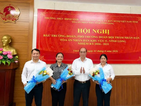 TAND khu vực 5 – Vĩnh Long: Nâng cao vai trò, trách nhiệm của người đứng đầu trong việc triển khai, thực hiện các nhiệm vụ trọng tâm công tác ngành Tòa án