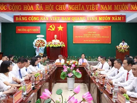 Gia Lai: Phường Quy Nhơn và phường Pleiku ký kết giao ước kết nghĩa, mở rộng không gian hợp tác