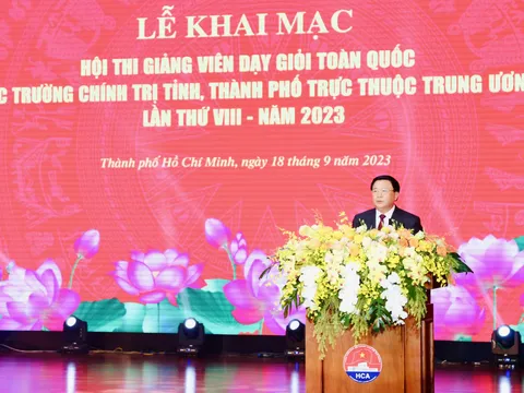 Lần đầu tiên tổ chức Hội thi Giảng viên dạy giỏi toàn quốc các trường chính trị tại TP. Hồ Chí Minh