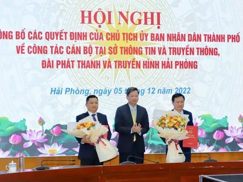 Hải Phòng: Điều động, bổ nhiệm Giám đốc Sở TT&TT và Đài PT&TH