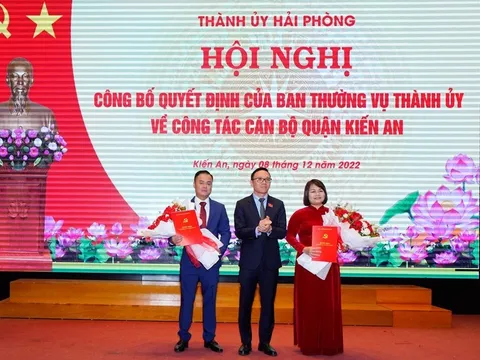 Hải Phòng: Chuẩn y, điều động lãnh đạo quận Hồng Bàng, Kiến An