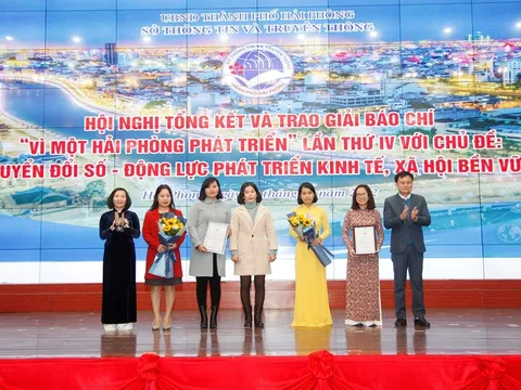 19 tác phẩm đạt giải báo chí “Vì một Hải Phòng phát triển” lần thứ 4