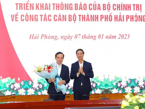 Ông Đỗ Mạnh Hiến điều hành Đảng bộ TP Hải Phòng