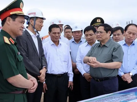 Thủ tướng kiểm tra một số công trình trọng điểm tại Hải Phòng