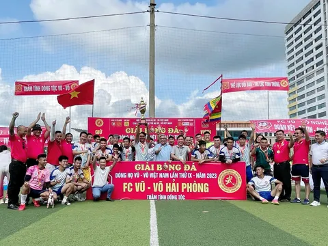Giải Bóng đá Dòng họ Vũ - Võ Việt Nam lần thứ IX - năm 2023 NOTE GROUP CUP: Thắm tình Đồng tộc
