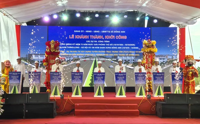 Hà Nội: Khởi công tuyến đường TC21, tạo động lực phát triển hạ tầng Đông Anh